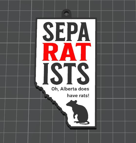 Alberta Rats Keychain & Magnet STL File