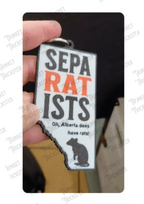 Alberta Rats Keychain – Funny Canadian Gift, 3D Printed