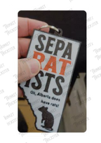 Alberta Rats Keychain – Funny Canadian Gift, 3D Printed