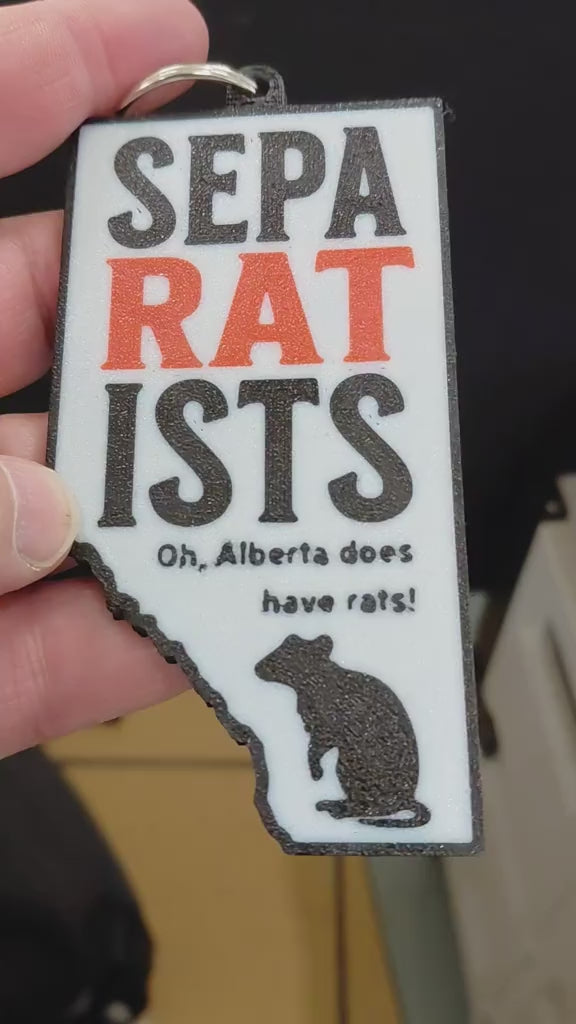 Alberta Rats Keychain & Magnet STL File